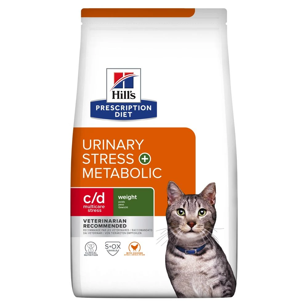 Hill's Prescription Diet C/D Urinay Stress + Metabolic Croquettes Pour Chat Au Poulet 8Kg 1 Hill's Prescription Diet C/D Urinay Stress + Metabolic Croquettes Pour Chat Au Poulet 8Kg