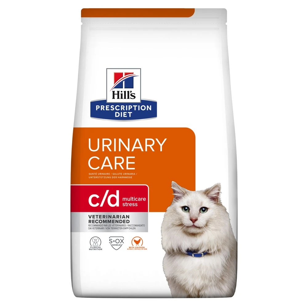 Hill's Prescription Diet C/D Urinary Stress Croquettes Pour Chat Au Poulet 12kg 1 Hill's Prescription Diet C/D Urinary Stress Croquettes Pour Chat Au Poulet 12kg