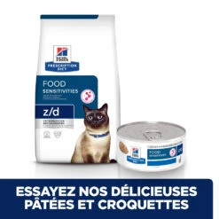 Hill's Prescription Diet Feline Z/D Food Sensitivities - 24 Boîtes De 156g -Royal Canin Boutique 52742039756 5 FR