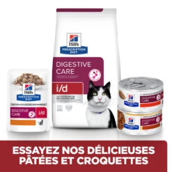 Hill's Prescription Diet I/D AB+ Sachets Pour Chat Au Saumon - 12 X 85g -Royal Canin Boutique 52742040257 5 FR