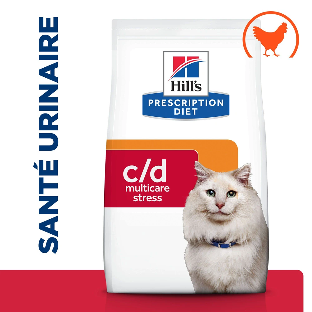Hill's Prescription Diet C/D Urinary Stress Croquettes Pour Chat Au Poulet 12kg 2 Hill's Prescription Diet C/D Urinary Stress Croquettes Pour Chat Au Poulet 12kg – Image 2