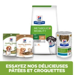 Hill's Prescription Diet J/D Metabolic + Mobility Mini Croquettes Pour Petit Chien Au Poulet - 6Kg -Royal Canin Boutique 52742045269 5 FR