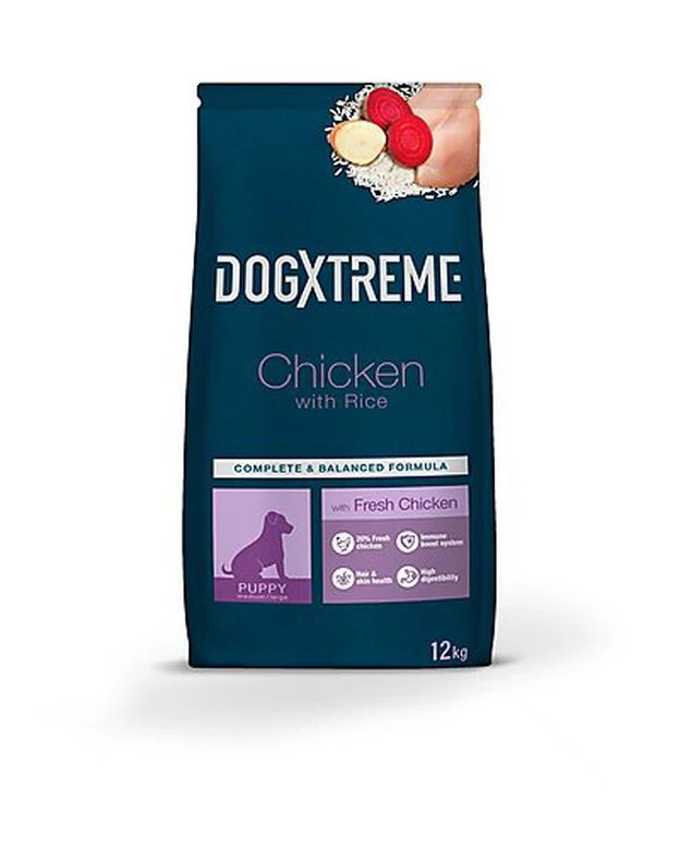 DogXtreme - Croquettes Au Poulet Frais Pour Chiot De Toute Race - 12Kg 1 DogXtreme - Croquettes Au Poulet Frais Pour Chiot De Toute Race - 12Kg