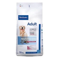 Virbac - Croquettes Veterinary HPM Adult Neutered Large & Medium Dog Pour Chien - 16Kg