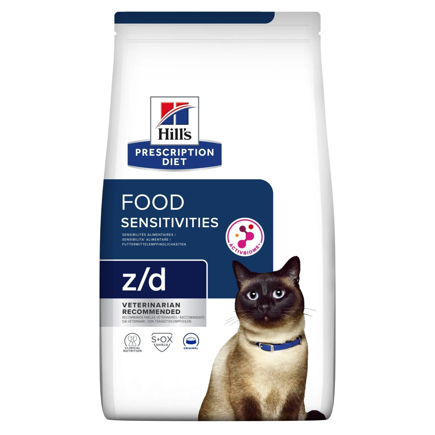 Hill's Prescription Diet Z/D Food Sensitivities Croquettes Pour Chat Au Poulet 1.5kg 1 Hill's Prescription Diet Z/D Food Sensitivities Croquettes Pour Chat Au Poulet 1.5kg