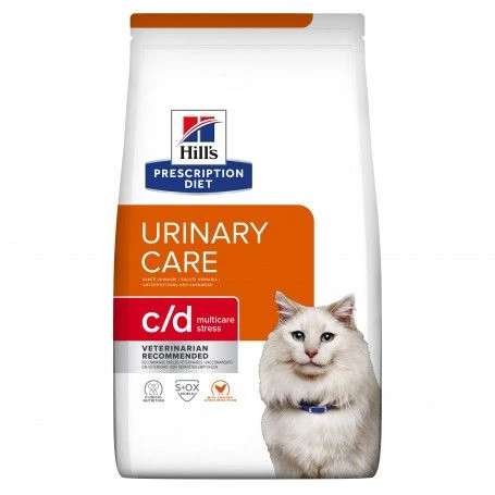 C/D Urinary Stress Multicare Croquettes Pour Chat Au Poulet 1 C/D Urinary Stress Multicare Croquettes Pour Chat Au Poulet