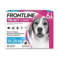 Frontline Tri Act Spot On Chien Moyen 10 - 20 Kg 6 Pipettes