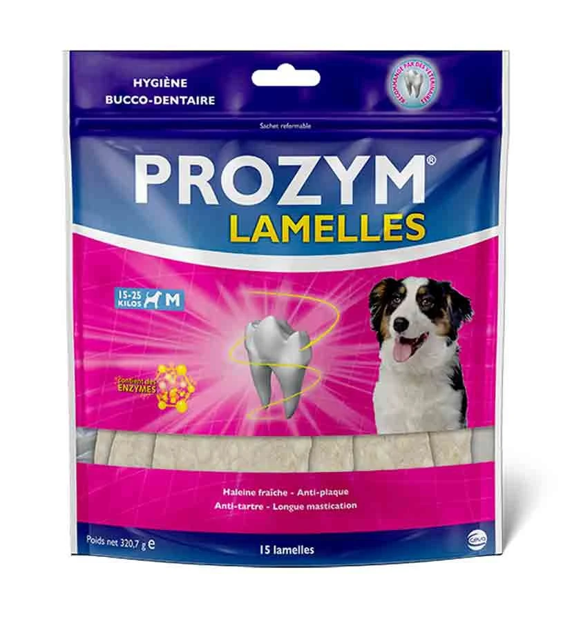 Prozym Lamelles Chiens M 15-25 Kg 15 Lamelles 1 Prozym Lamelles Chiens M 15-25 Kg 15 Lamelles