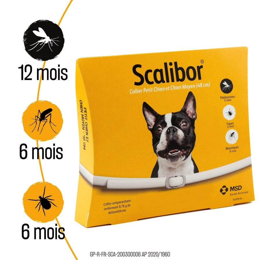 Scalibor Collier Antiparasitaire Chien S Et M 48 Cm 2 Scalibor Collier Antiparasitaire Chien S Et M 48 Cm – Image 2